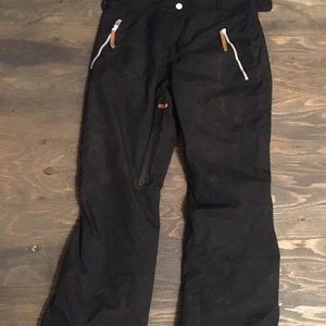 black large womens snow pants